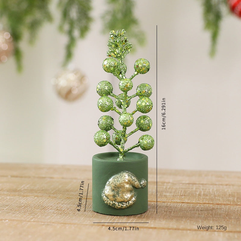 Christmas Fruit Branch Decor for Sparkling Tabletop Displays