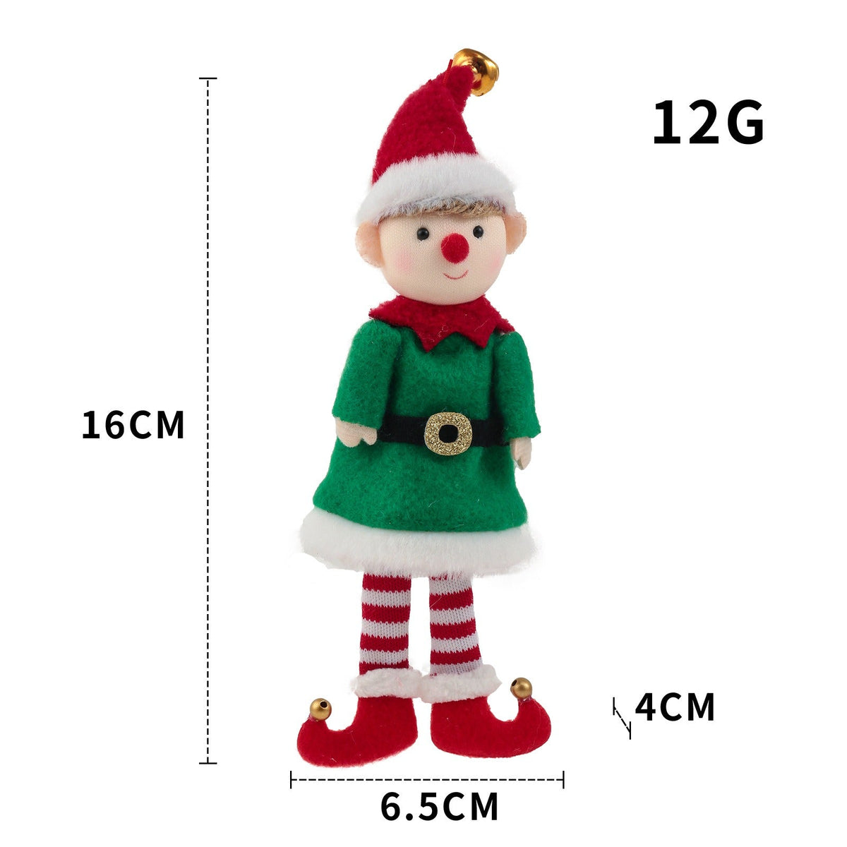 Christmas Elf Ornament for Playful Holiday Tree Decor