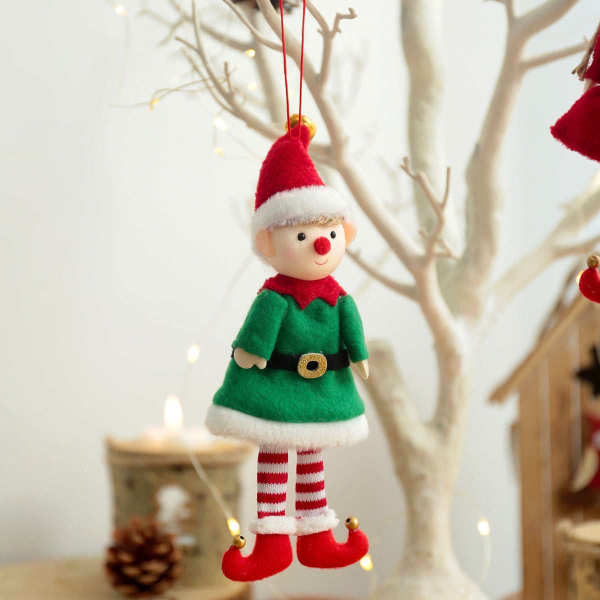 Christmas Elf Ornament for Playful Holiday Tree Decor