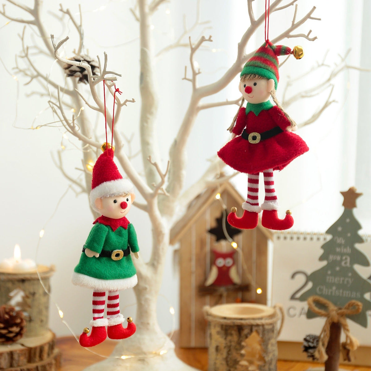 Christmas Elf Ornament for Playful Holiday Tree Decor