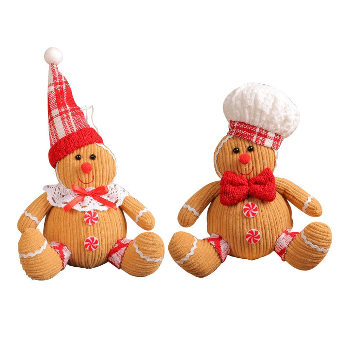 Christmas Gingerbread Figurine Pendants for Whimsical Decor