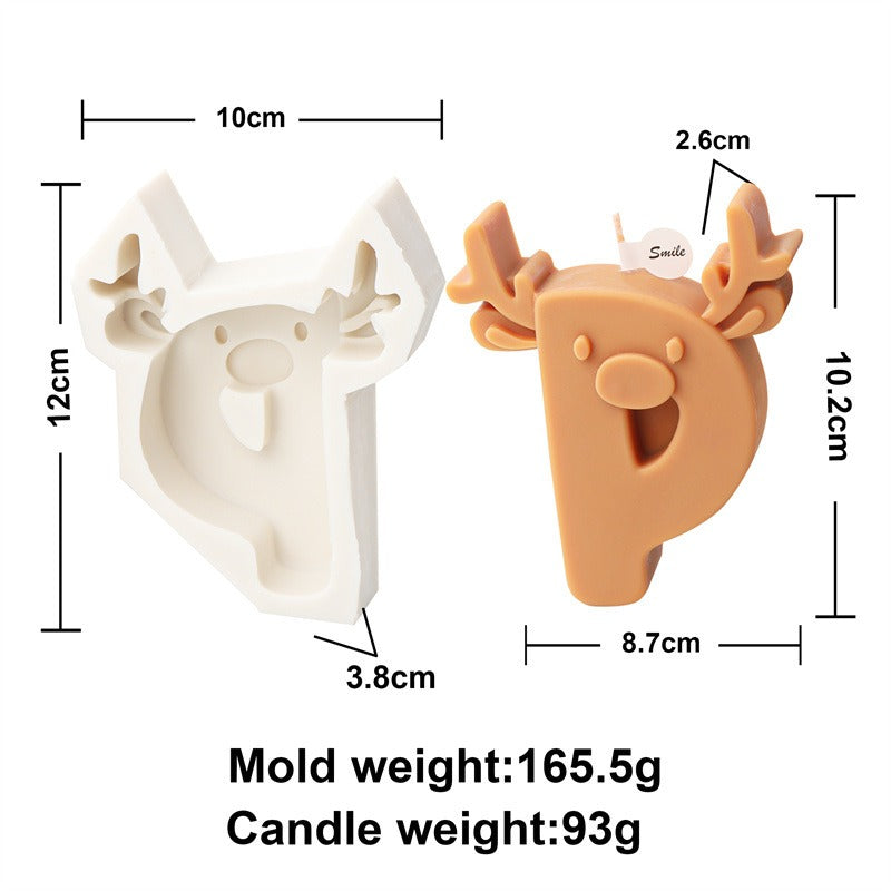 Christmas Letter Candle Molds for Festive DIY Gifts