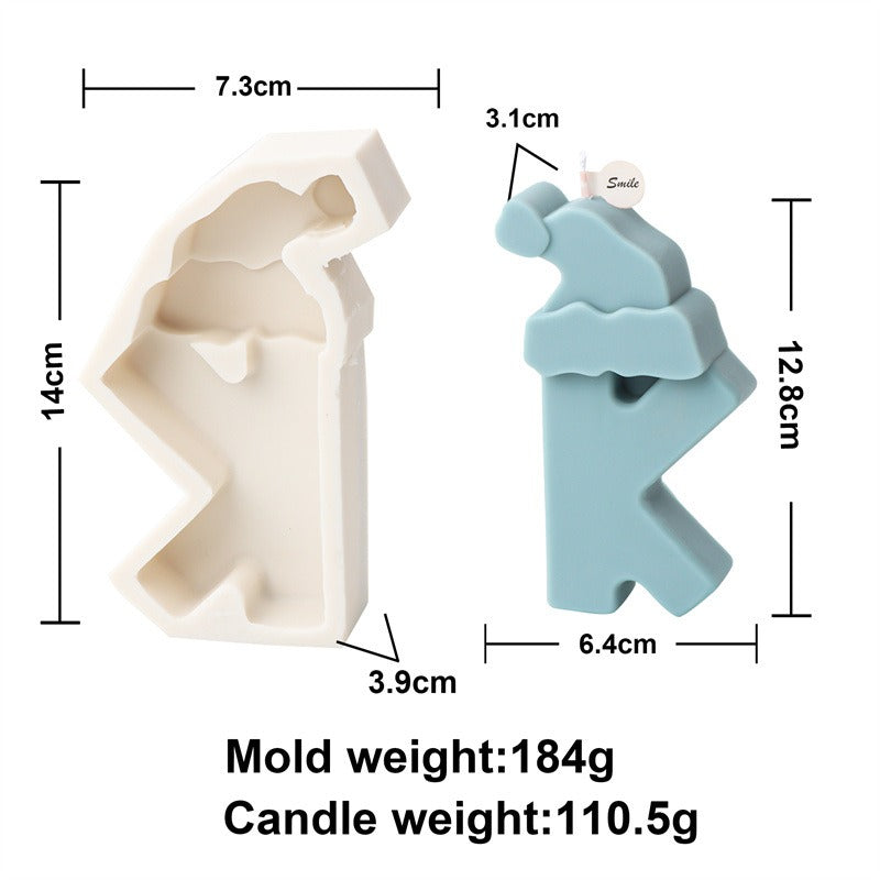 Christmas Letter Candle Molds for Festive DIY Gifts