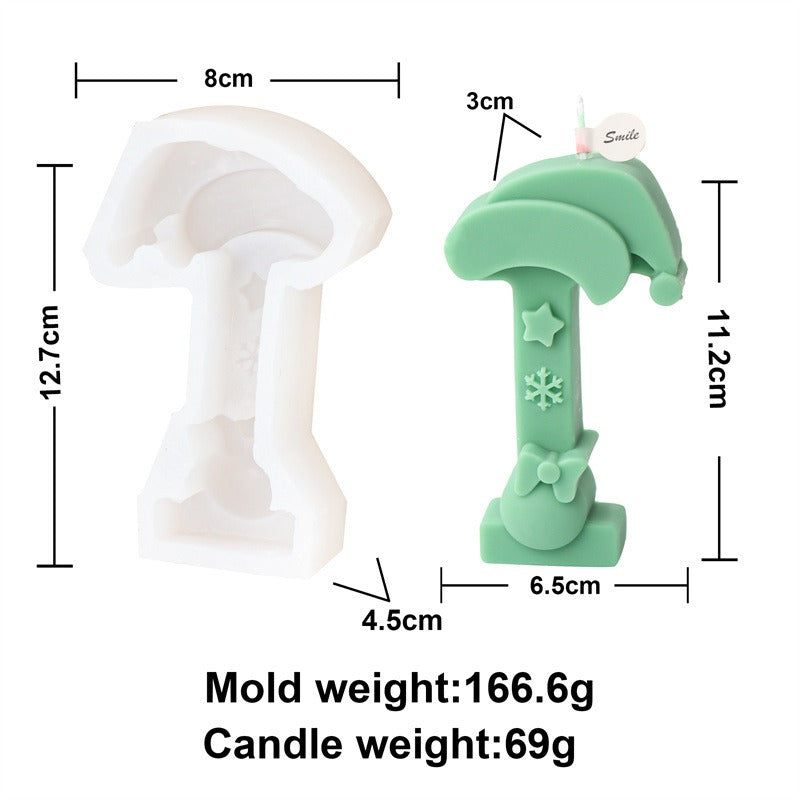 Christmas Letter Candle Molds for Festive DIY Gifts