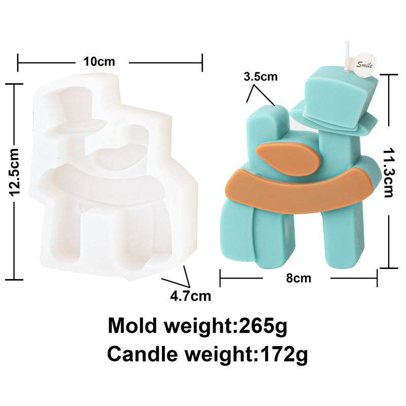 Christmas Letter Candle Molds for Festive DIY Gifts