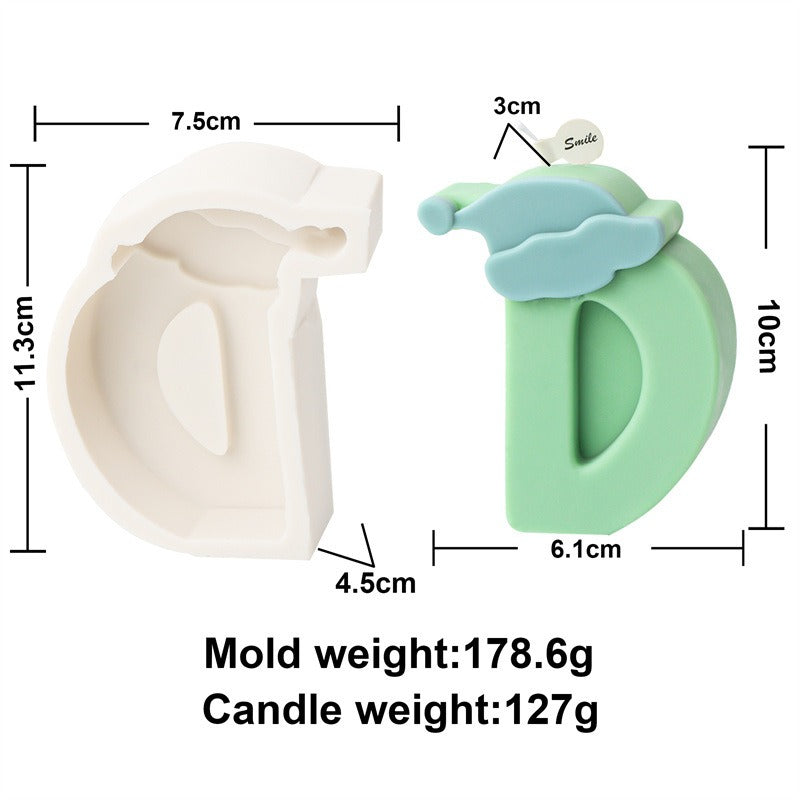 Christmas Letter Candle Molds for Festive DIY Gifts
