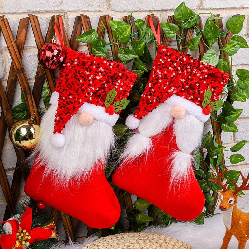 Christmas Stocking Gift Bag for Festive Small Gifts