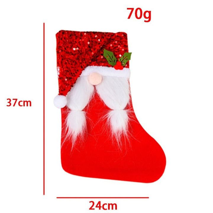 Christmas Stocking Gift Bag for Festive Small Gifts