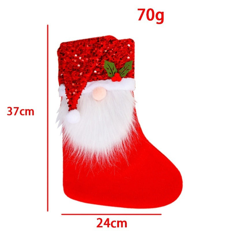 Christmas Stocking Gift Bag for Festive Small Gifts