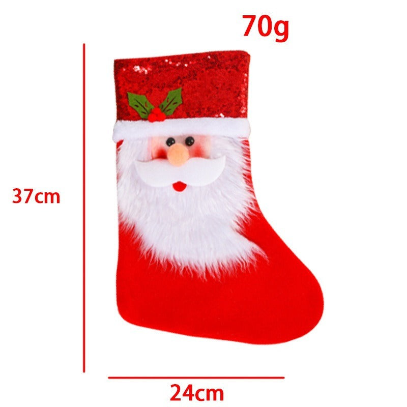 Christmas Stocking Gift Bag for Festive Small Gifts