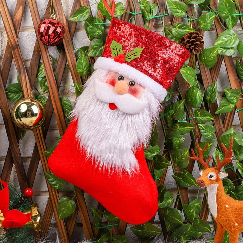 Christmas Stocking Gift Bag for Festive Small Gifts