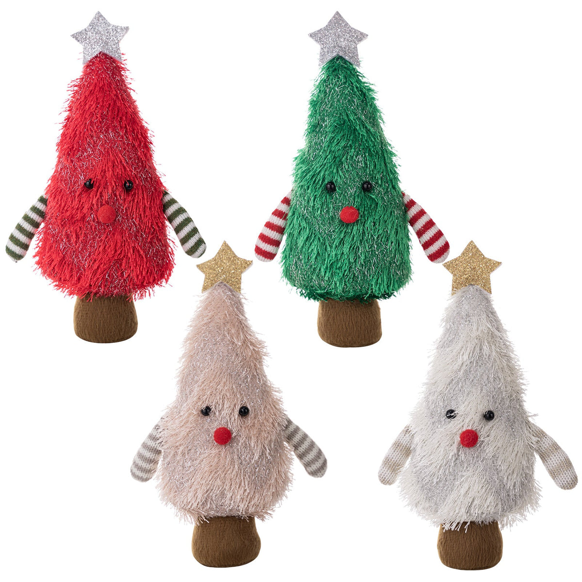 Christmas Tree Figurines for Cheerful Tabletop Decor