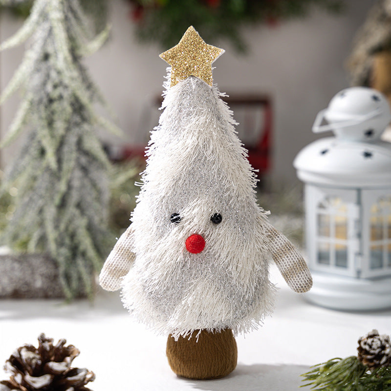 Christmas Tree Figurines for Cheerful Tabletop Decor