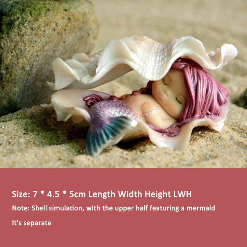 Cute Mermaid Car Ornament for Whimsical Mini Displays