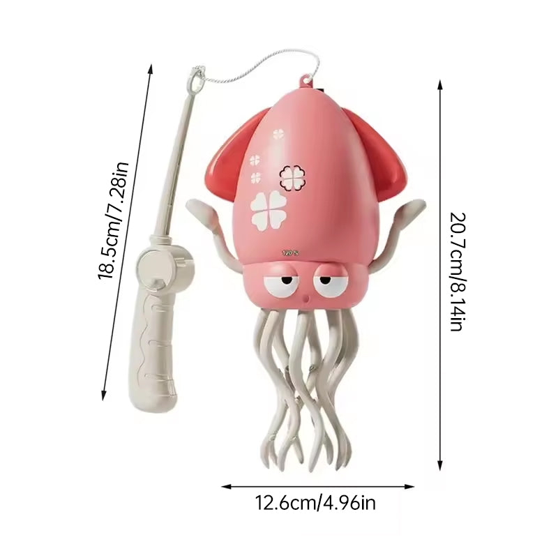 Interactive Dancing Squid Toy for Screen-Free Play