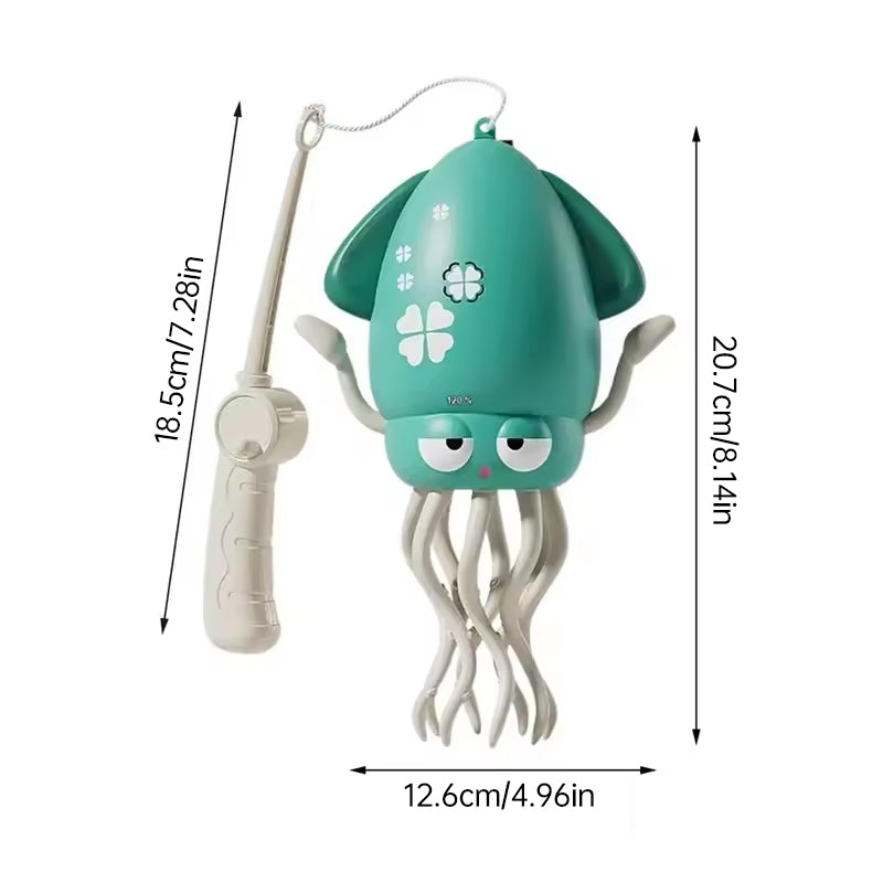 Interactive Dancing Squid Toy for Screen-Free Play