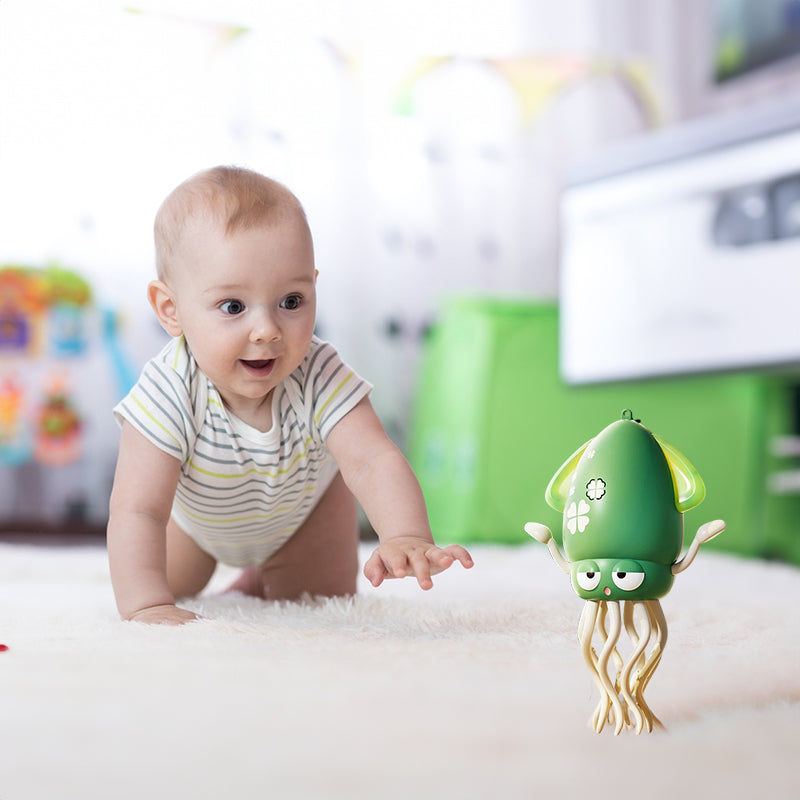 Interactive Dancing Squid Toy for Screen-Free Play