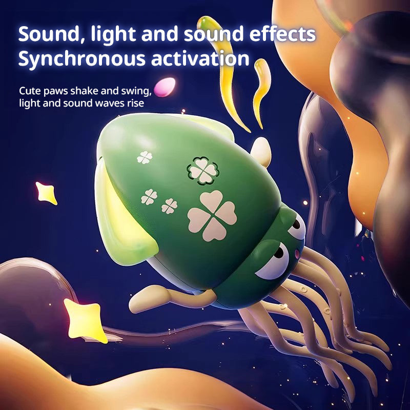 Interactive Dancing Squid Toy for Screen-Free Play