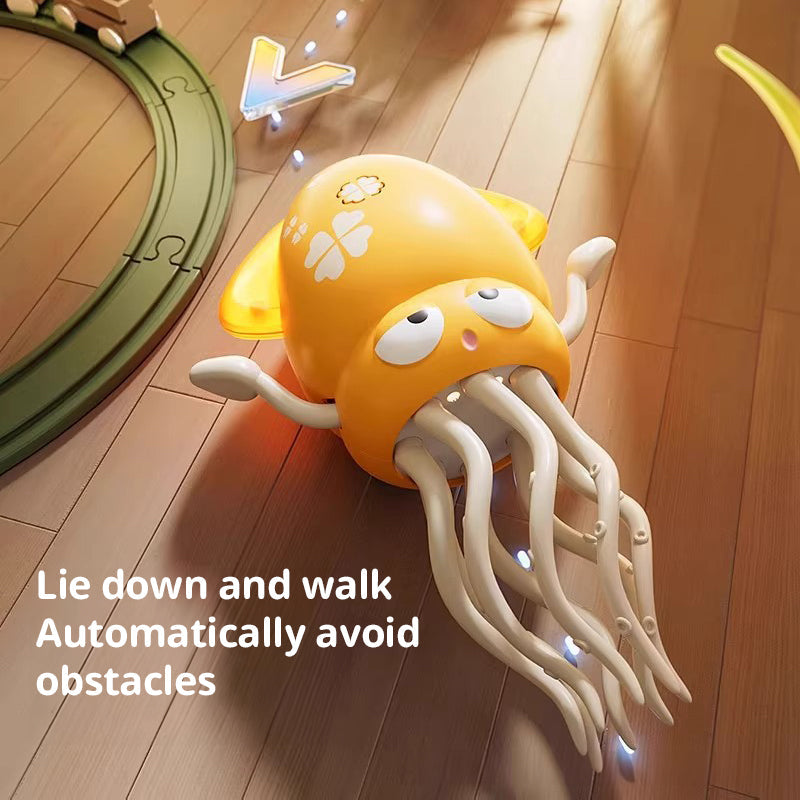 Interactive Dancing Squid Toy for Screen-Free Play
