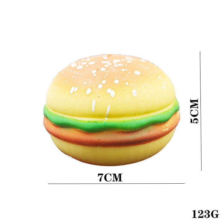 Burger Squishy Stress Relief Toy for Slow-Rebound Fun