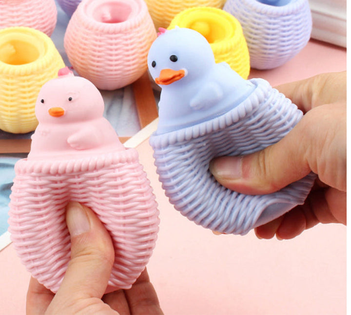 Squeeze Pop-Up Squirrel Toy for Playful Stress Relief