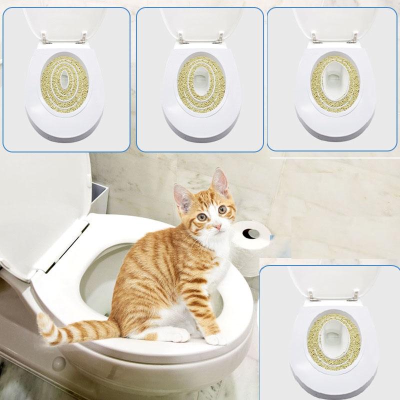 Cat Toilet Training Kit with 5-Ring Step-Down System