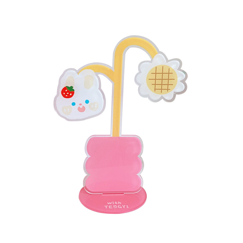 Cute Cartoon Flower Desk Note Holder and Photo Clip