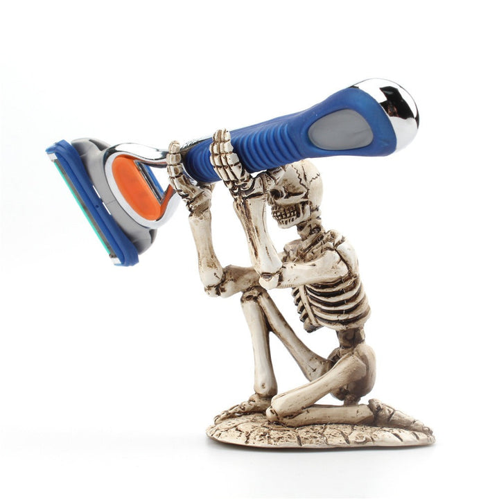 Decorative Skull Pen Holder for Gothic Desk Organization