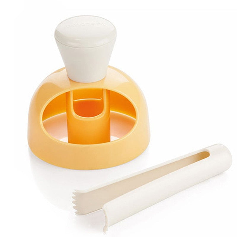 Homemade Doughnut Cutter Set with Plunger and Tongs