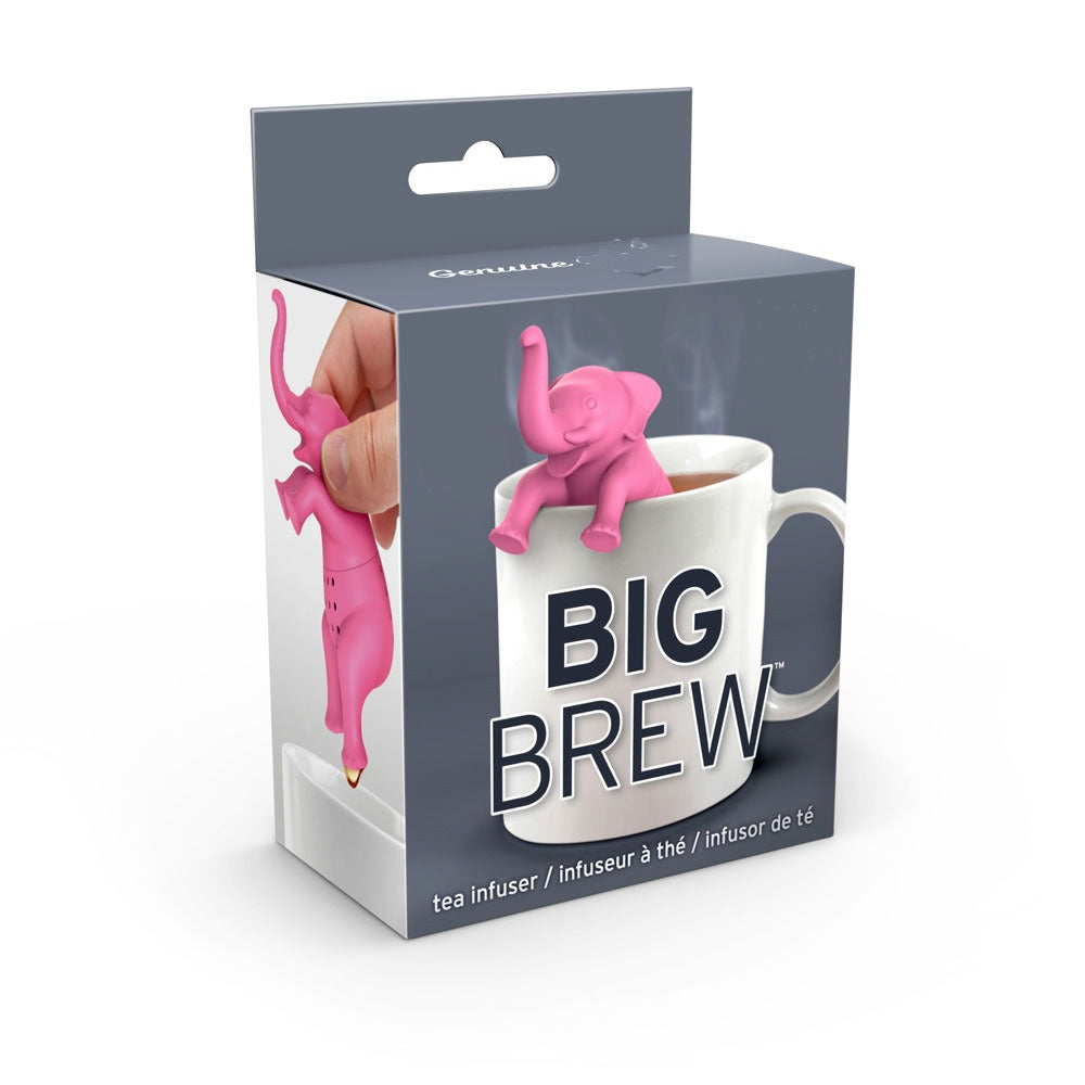 Silicone Elephant Tea Infuser That Perches on Your Mug