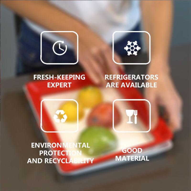 Stackable Fridge Food Storage Tray That Keeps Meat Fresher