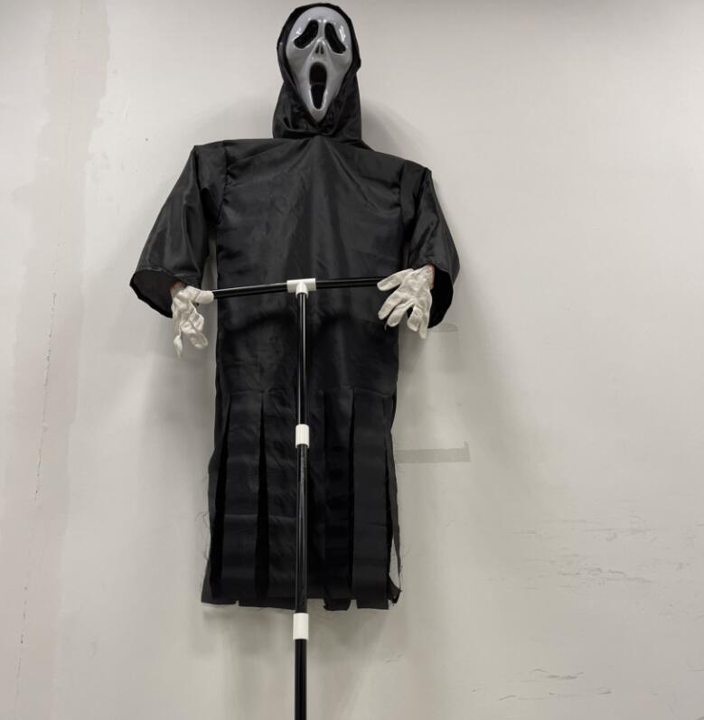 Ghostface Scarecrow Halloween Yard Decoration Display