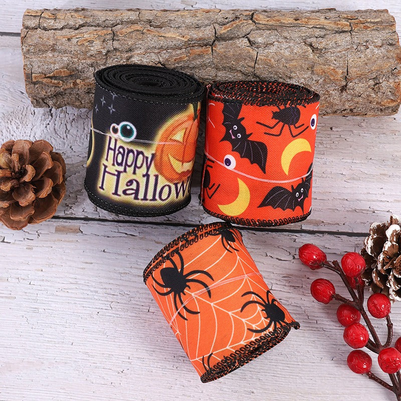 Halloween Decorative Ribbon for DIY Crafts & Party Décor