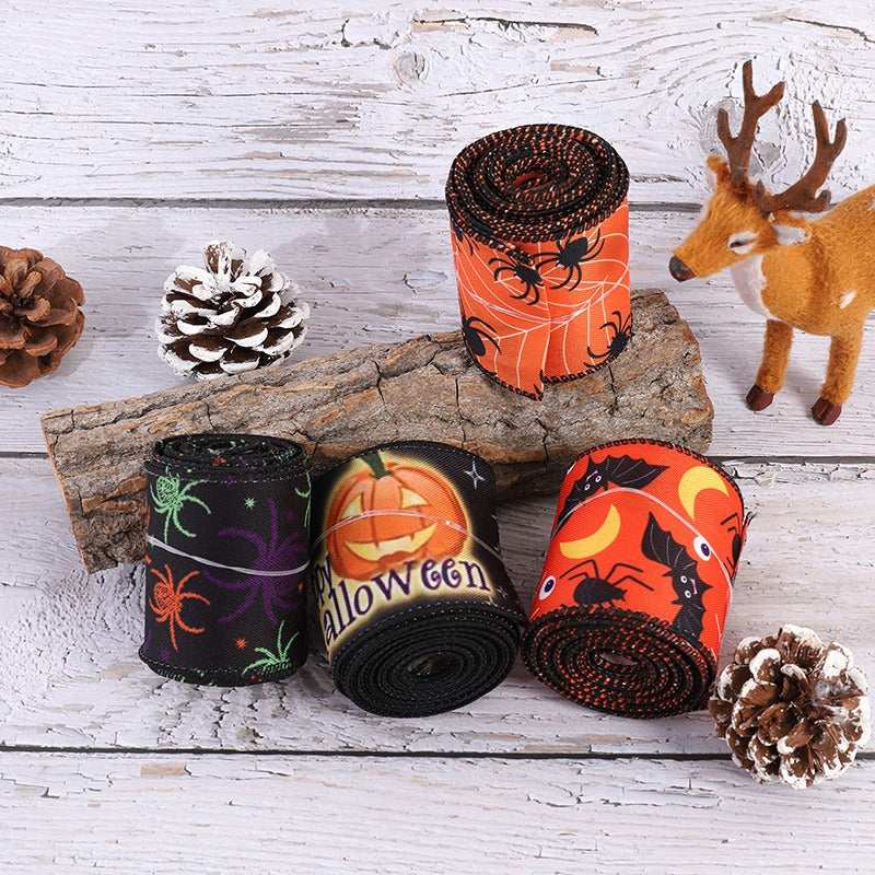 Halloween Decorative Ribbon for DIY Crafts & Party Décor