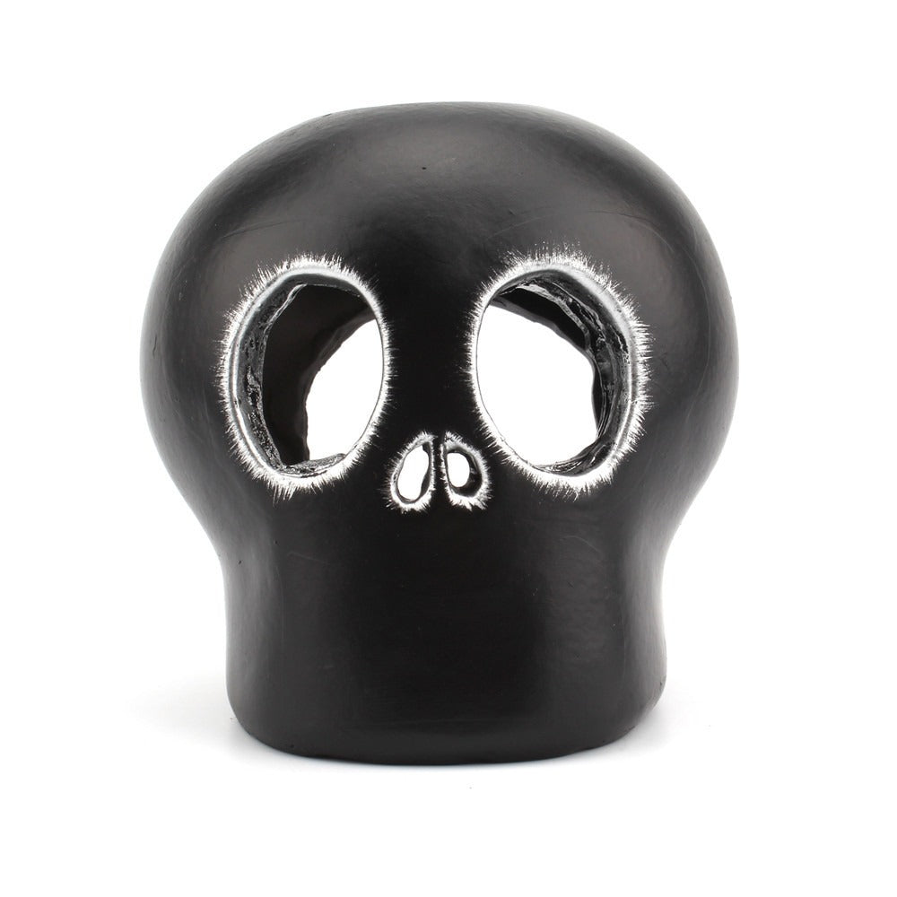 Gothic Skull Wax Warmer Tealight Candle Holder Decor