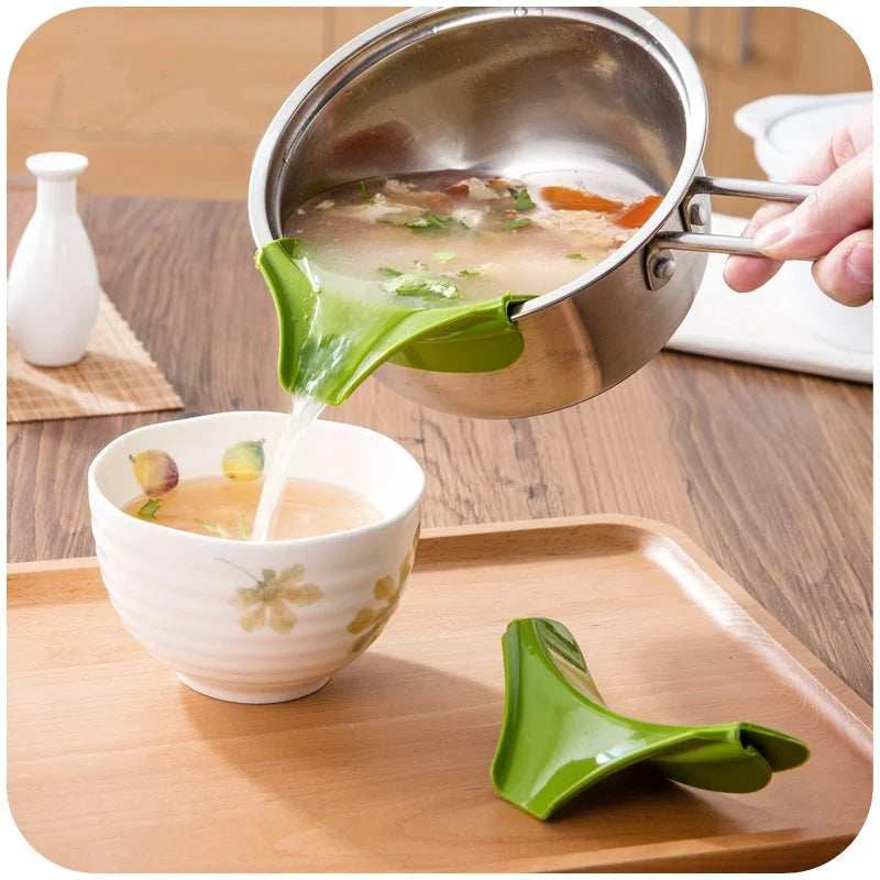 Silicone Pot Pour Funnel for Soup and Broth