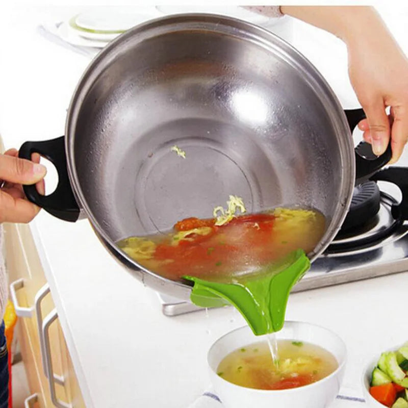 Silicone Pot Pour Funnel for Soup and Broth