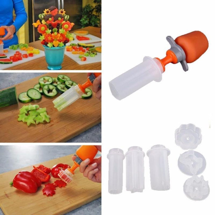 Fruit Veggie Shape Cutter Set for Kids' Lunchboxes