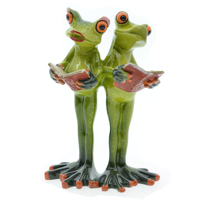 Nordic Frog Couple Decor for Playful Garden Displays
