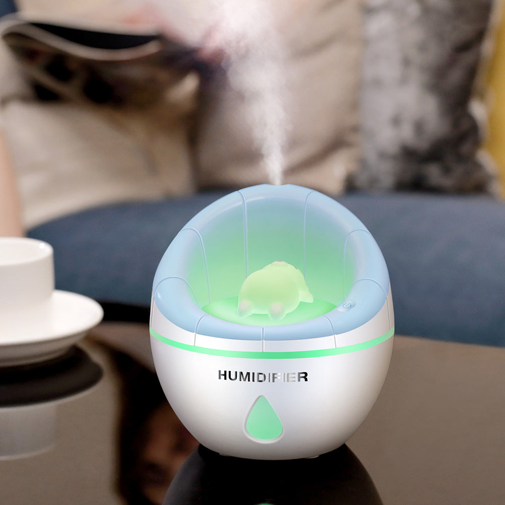 Cute Sofa-Shaped Desktop Humidifier with Mood Light