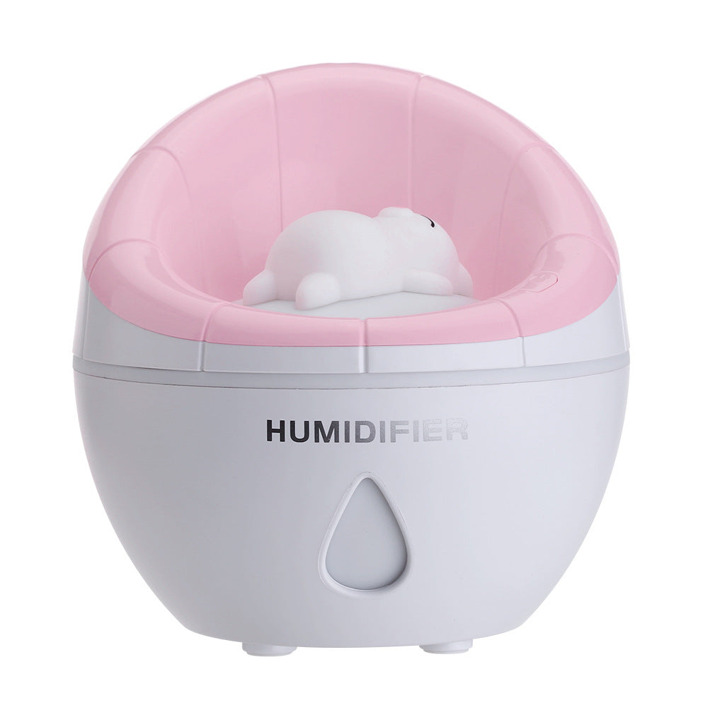 Cute Sofa-Shaped Desktop Humidifier with Mood Light