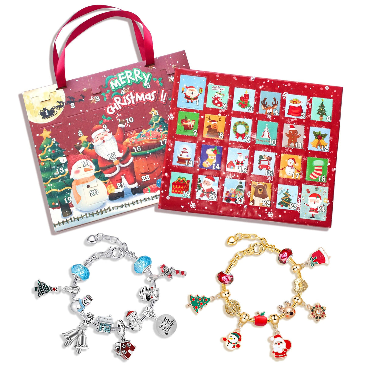 Christmas Bracelet Blind Box Advent Calendar Set