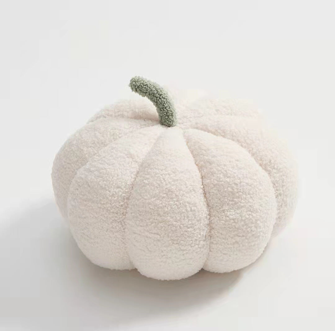 Pumpkin Plush Accent Pillow for Cozy Autumn Home Decor