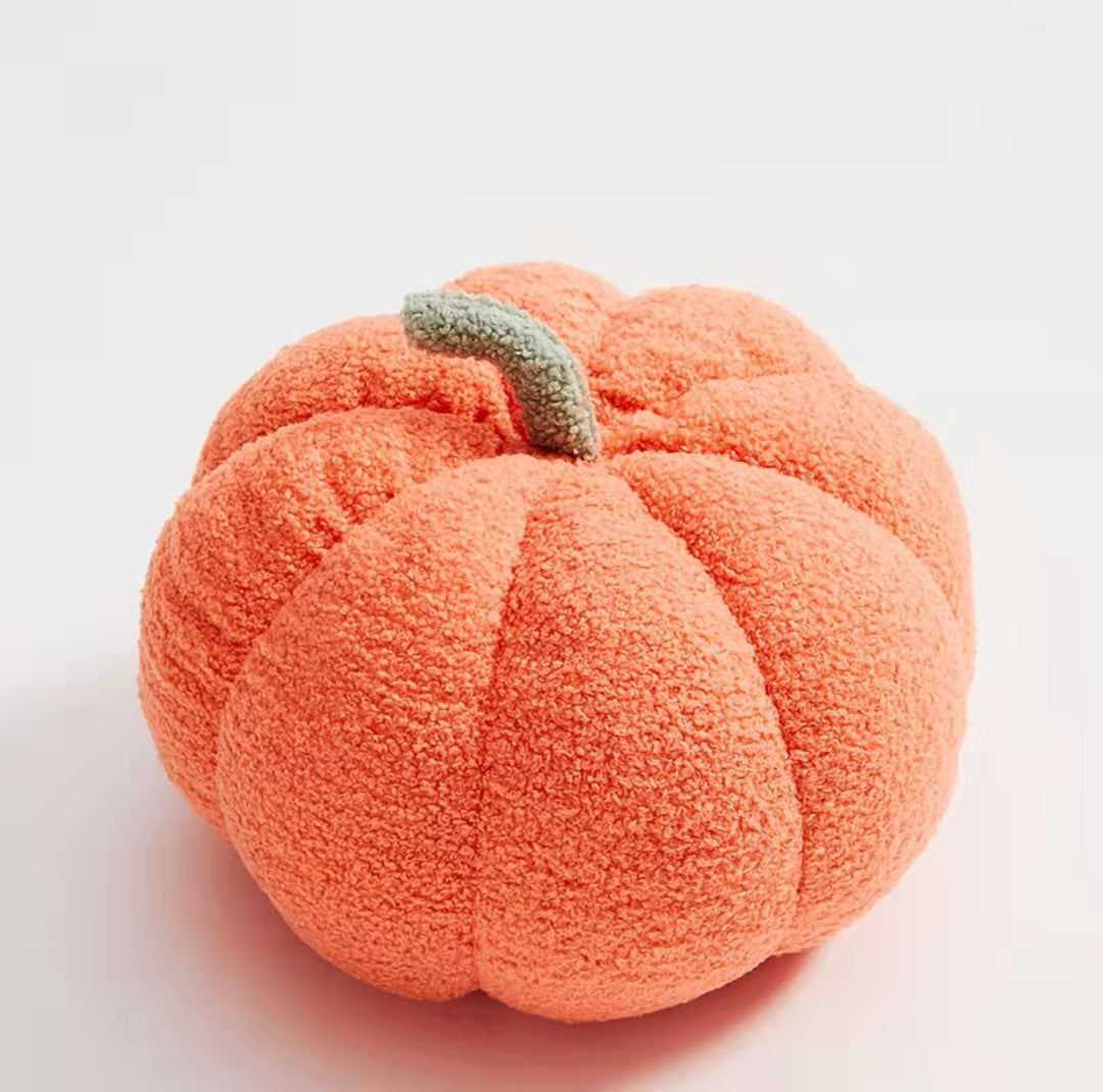 Pumpkin Plush Accent Pillow for Cozy Autumn Home Decor