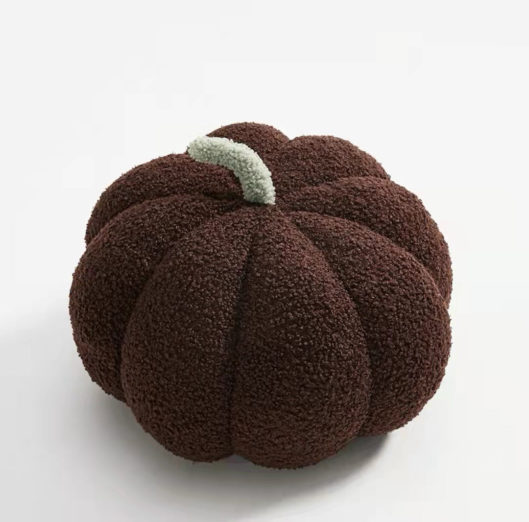 Pumpkin Plush Accent Pillow for Cozy Autumn Home Decor