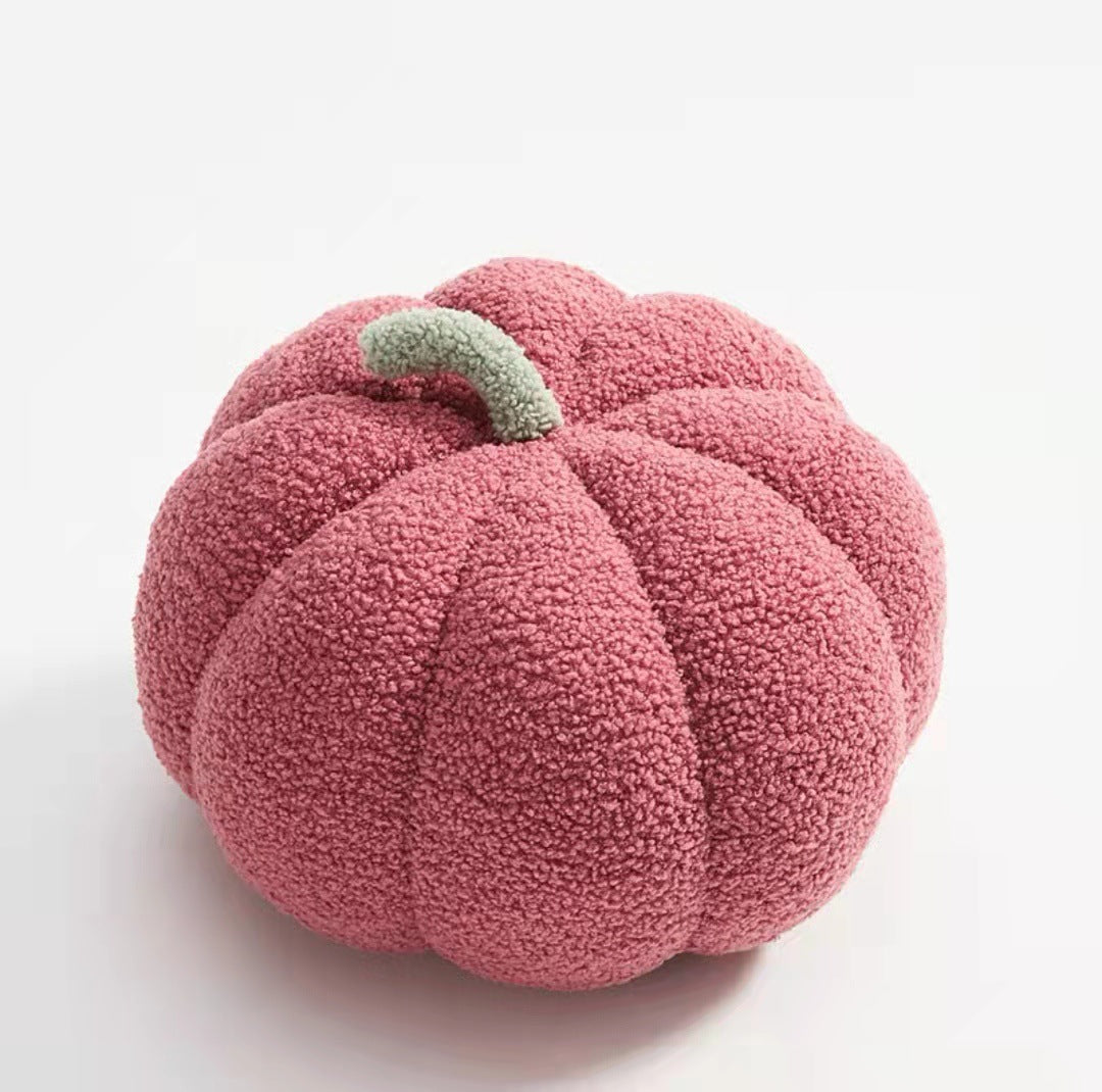 Pumpkin Plush Accent Pillow for Cozy Autumn Home Decor