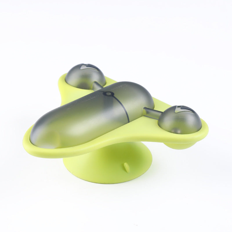 Rotating Cat Treat Dispenser for Playful Enrichment