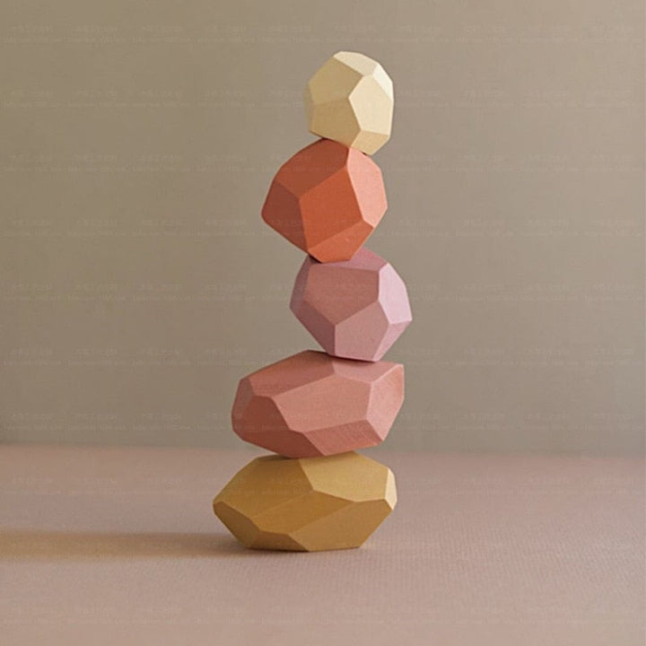 Wooden Stacking Toy for Creative Open-Ended Playtime
