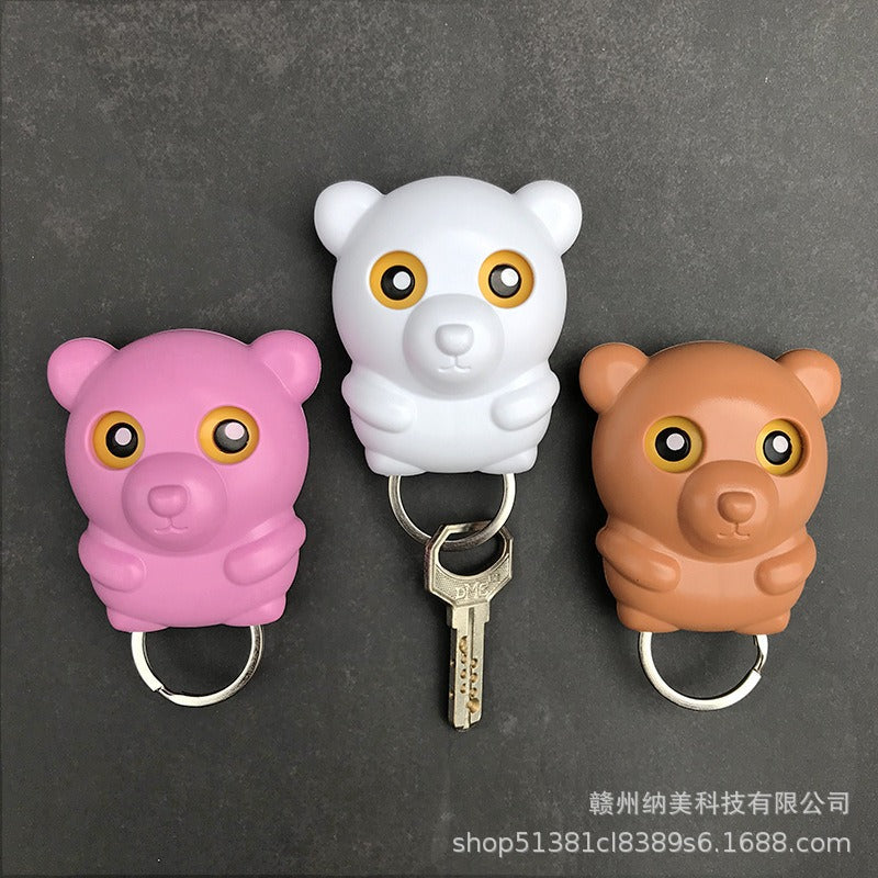 Magnetic Owl Key Hook, Non-Drill Entryway Key Holder