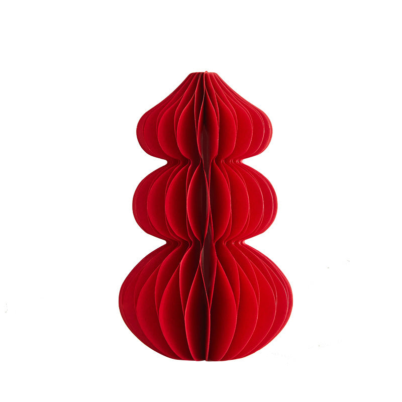 Paper Folding Gourd Ornament for Festive Home Decor